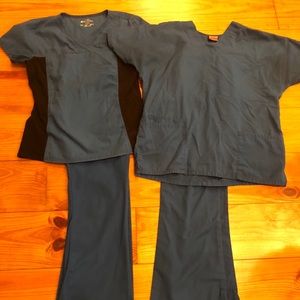 Royal blue scrub sets